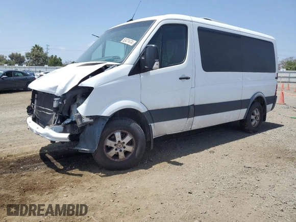 2017 Mercedes-Benz Sprinter with VIN WDZPE7CD7HP534574, listed as a Copart auction lot 52471474 with Not Provided miles and Salvage Title. Bid and sale history available at DreamBid. Image 1.