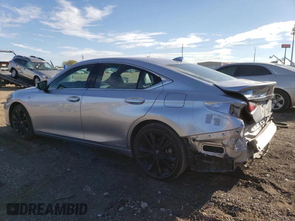 2022 Lexus ES 300h F Sport with VIN 58AGA1C11NU020199, listed as a Copart auction lot 72584274 with 36,351 mi miles and Salvage title. Bid and sale history available at DreamBid. Image 2.