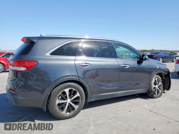 2016 Kia Sorento EX with VIN 5XYPH4A55GG106201, listed as a Copart auction lot 50222415 with 77,937 mi miles and Salvage Title. Bid and sale history available at carsss.com. Image 3.