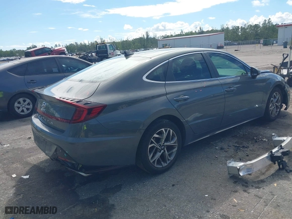 2020 Hyundai Sonata SEL with VIN 5NPEF4JA7LH060559, listed as a IAAI auction lot 41673158 with 56,954 mi miles. Bid and sale history available at carsss.com. Image 4.