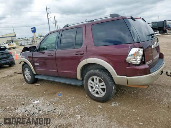 2006 Ford Explorer Eddie Bauer with VIN 1FMEU64E06UB57396, listed as a Copart auction lot 58712495 with 115,746 mi miles and Salvage title. Bid and sale history available at DreamBid. Image 2.