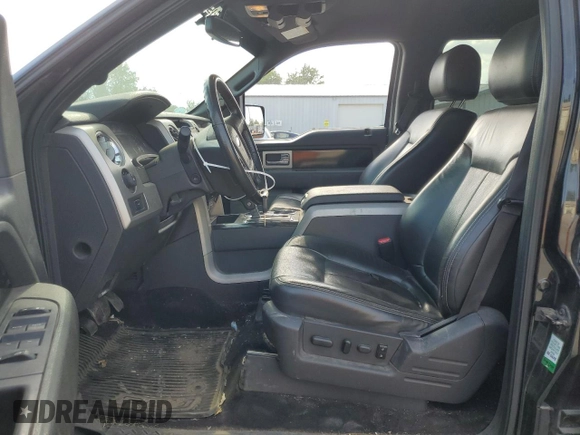2012 Ford F-150 XL with VIN 1FTFW1EF8CFA46754, listed as a Copart auction lot 67100014 with 124,336 mi miles and Salvage Title. Bid and sale history available at carsss.com. Image 7.