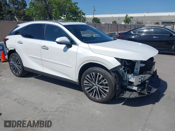 2024 Lexus RX 350 with VIN JTJCHMAA3R2012338, listed as a IAAI auction lot 42195076 with 22,993 mi miles and . Bid and sale history available at DreamBid. Image 1.