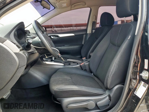 2017 Nissan Sentra S with VIN 3N1AB7AP6HY384390, listed as a Copart auction lot 58981285 with 97,286 mi miles and Salvage title. Bid and sale history available at DreamBid. Image 7.