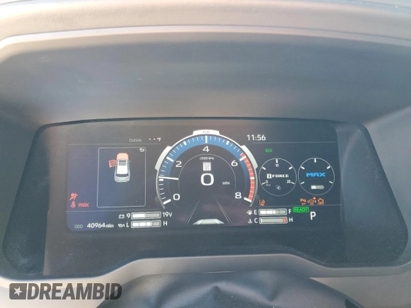 2023 Toyota Sequoia SR5 with VIN 7SVAAAAA4PX002324, listed as a Copart auction lot 81183314 with 40,964 mi miles and Salvage Title. Bid and sale history available at carsss.com. Image 9.