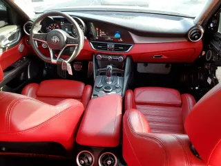 2019 Alfa Romeo Giulia Ti with VIN ZARFAMBN9K7604847, listed as a Copart auction lot 45239615 with 24,787 mi miles and Salvage Title. Bid and sale history available at carsss.com. Image 8.