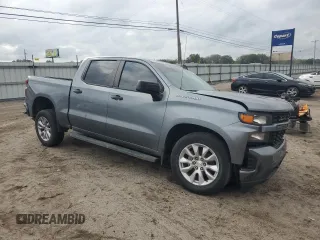 2020 Chevrolet Silverado 1500 Custom with VIN 3GCPWBEK7LG374754, listed as a Copart auction lot 79290414 with 100,469 mi miles and Clean Title. Bid and sale history available at carsss.com. Image 4.