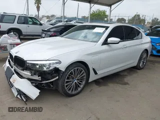 2018 BMW 5 Series 530e with VIN WBAJA9C5XJB033667, listed as a IAAI auction lot 42107936 with 55,753 mi miles and . Bid and sale history available at DreamBid. Image 18.