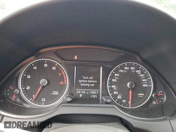2015 Audi Q5 Premium with VIN WA1CFAFP4FA107118, listed as a Copart auction lot 63589505 with 66,139 mi miles and Salvage title. Bid and sale history available at DreamBid. Image 9.