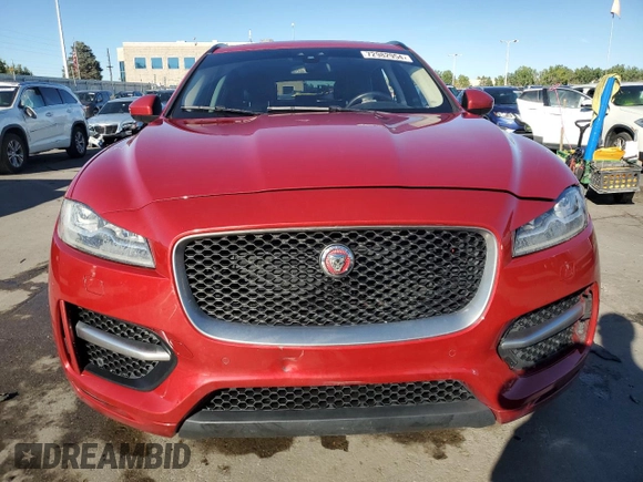 2018 Jaguar F-Pace with VIN SADCL2FN2JA250911, listed as a Copart auction lot 72982954 with 89,829 mi miles and Salvage title. Bid and sale history available at DreamBid. Image 5.