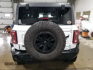 2021 Ford Bronco with VIN 1FMEE5DP7MLA65830, listed as a Copart auction lot 47578475 with 43,621 mi miles and Salvage Title. Bid and sale history available at DreamBid. Image 6.