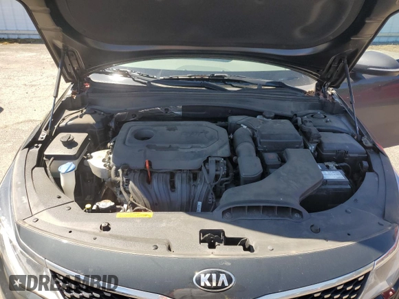 2016 Kia Optima EX with VIN 5XXGU4L35GG004327, listed as a Copart auction lot 54402855 with 92,659 mi miles and Salvage Title. Bid and sale history available at carsss.com. Image 11.
