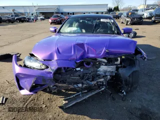 2021 BMW M4 Competition with VIN WBS33AZ01MCG10826, listed as a Copart auction lot 83450714 with 0 mi miles and Salvage Title. Bid and sale history available at carsss.com. Image 5.
