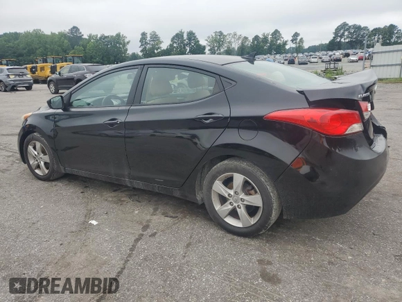 2013 Hyundai Elantra GLS with VIN 5NPDH4AEXDH306997, listed as a Copart auction lot 63436235 with 161,007 mi miles and Salvage title. Bid and sale history available at DreamBid. Image 2.