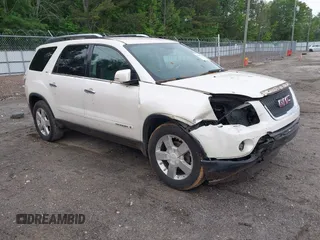 2008 GMC Acadia SLT1 z VIN 1GKEV23718J139981, wystawiony jako IAAI lot #42081905 z przebiegiem 166 014 mil mil oraz . Historia ofert i sprzedaży dostępna na DreamBid. Obrazek 1.