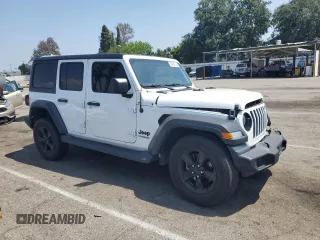2022 Jeep Wrangler Unlimited Willys with VIN 1C4HJXDN6NW278386, listed as a Copart auction lot 56172195 with 45,259 mi miles and Salvage title. Bid and sale history available at DreamBid. Image 4.