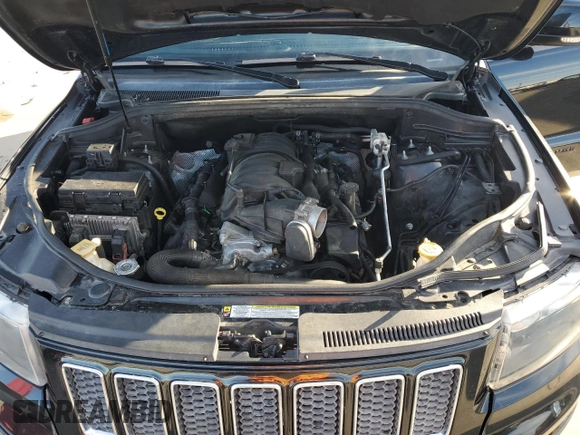 2012 Jeep Grand Cherokee SRT8 with VIN 1C4RJFDJ9CC346867, listed as a Copart auction lot 86349154 with 125,130 mi miles and Salvage Title. Bid and sale history available at carsss.com. Image 12.