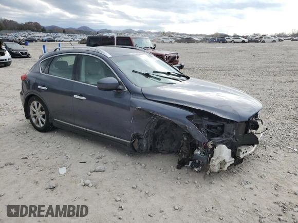 2010 Infiniti EX Journey with VIN JN1AJ0HR4AM751703, listed as a Copart auction lot 82105324 with 167,381 mi miles and Salvage Title. Bid and sale history available at DreamBid. Image 4.