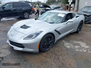 2014 Chevrolet Corvette Stingray 2LT with VIN 1G1YD2D72E5122467, listed as a IAAI auction lot 41587264 with 57,226 mi miles. Bid and sale history available at carsss.com. Image 2.