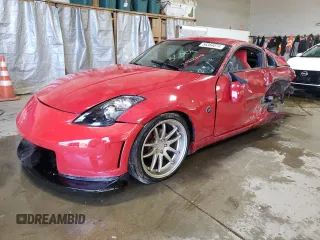 2003 Nissan 350Z with VIN JN1AZ34D03T101957, listed as a Copart auction lot 56384074 with Not Provided miles and Salvage Title. Bid and sale history available at carsss.com. Image 1.