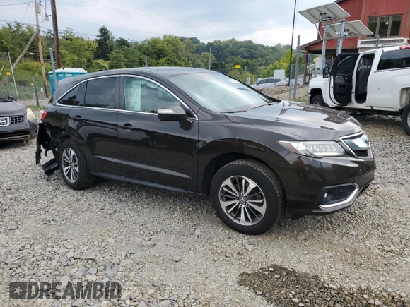 2017 Acura RDX Advance with VIN 5J8TB4H75HL032955, listed as a Copart auction lot 68704004 with 103,090 mi miles and Salvage Title. Bid and sale history available at DreamBid. Image 4.