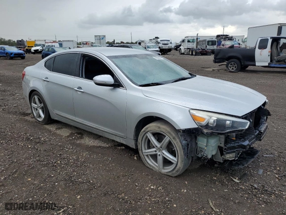 2016 Kia Cadenza with VIN KNALN4D74G5215324, listed as a Copart auction lot 78393644 with 68,191 mi miles and Salvage Title. Bid and sale history available at carsss.com. Image 4.