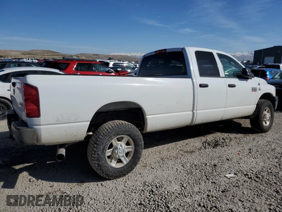 2009 Dodge Ram 2500 ST with VIN 3D7KS28L39G540065, listed as a Copart auction lot 48492005 with 216,165 mi miles and Salvage Title. Bid and sale history available at carsss.com. Image 3.