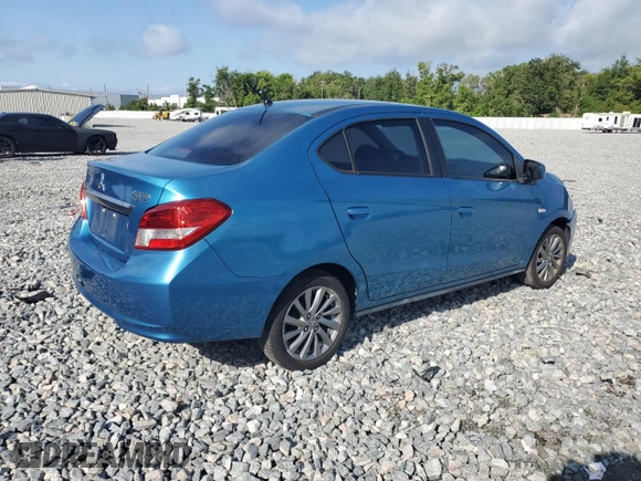 2019 Mitsubishi Mirage ES z VIN ML32F3FJ8KHF07358, wystawiony jako Copart lot #54682865 z przebiegiem 99 286 mil mil oraz Szkoda całkowita • Salvage title. Historia ofert i sprzedaży dostępna na DreamBid. Obrazek 3.