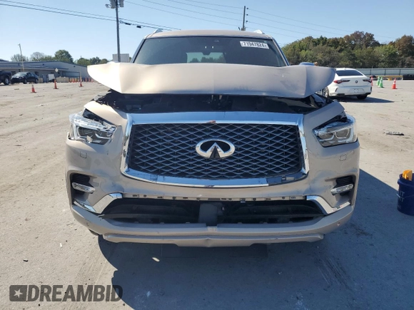 2021 Infiniti QX80 SENSORY with VIN JN8AZ2BE0M9268602, listed as a Copart auction lot 71947824 with 46,269 mi miles and Salvage Title. Bid and sale history available at carsss.com. Image 5.