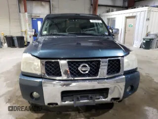 2004 Nissan Titan LE with VIN 1N6AA07B24N517623, listed as a Copart auction lot 46680665 with 217,639 mi miles and Clean Title. Bid and sale history available at carsss.com. Image 5.