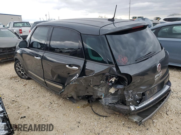 2014 FIAT 500L Trekking with VIN ZFBCFADH1EZ019373, listed as a Copart auction lot 87916725 with 75,862 mi miles and Salvage Title. Bid and sale history available at DreamBid. Image 2.