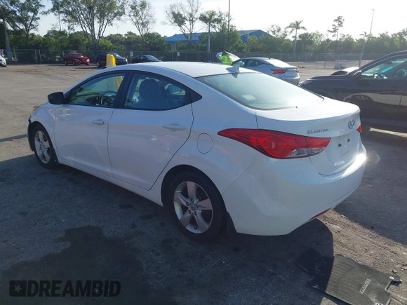 2013 Hyundai Elantra GLS with VIN 5NPDH4AE8DH386266, listed as a IAAI auction lot 42665606 with 120,900 mi miles and . Bid and sale history available at DreamBid. Image 3.