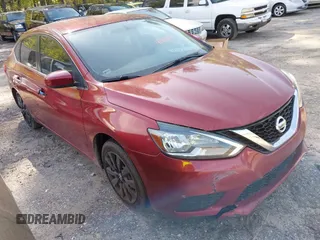2016 Nissan Sentra S with VIN 3N1AB7AP7GL641276, listed as a IAAI auction lot 41989691 with 200,534 mi miles. Bid and sale history available at carsss.com. Image 1.