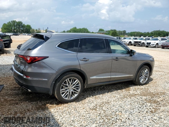 2024 Acura MDX Advance with VIN 5J8YE1H83RL034080, listed as a Copart auction lot 57680315 with 27,749 mi miles and Salvage title. Bid and sale history available at DreamBid. Image 3.