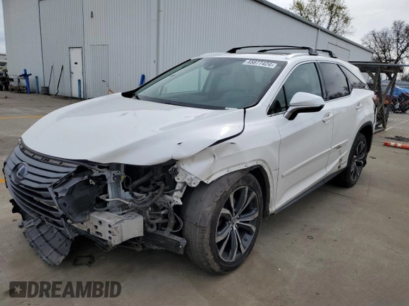 2019 Lexus RX with VIN JTJDGKCA4K2007437, listed as a Copart auction lot 45877424 with 81,802 mi miles. Bid and sale history available at carsss.com. Image 1.