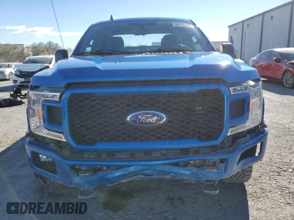2020 Ford F-150 XL with VIN 1FTEX1EP1LKF47154, listed as a Copart auction lot 87878475 with 126,534 mi miles and Salvage Title. Bid and sale history available at carsss.com. Image 5.