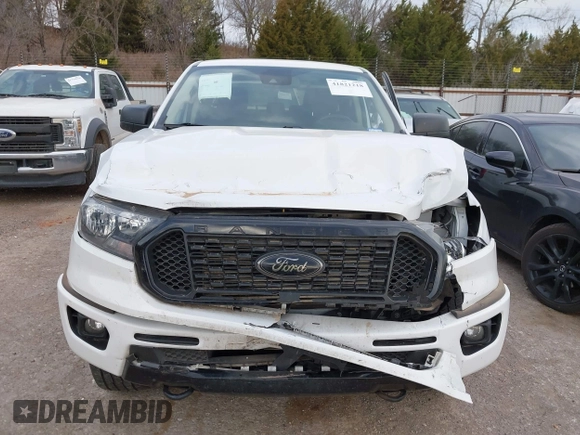 2022 Ford Ranger XL with VIN 1FTER4FHXNLD41847, listed as a IAAI auction lot 41821218 with 123,549 mi miles. Bid and sale history available at carsss.com. Image 12.