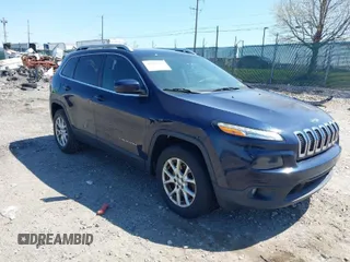 2016 Jeep Cherokee Latitude with VIN 1C4PJMCB1GW131963, listed as a IAAI auction lot 42065593 with 129,748 mi miles. Bid and sale history available at carsss.com. Image 1.