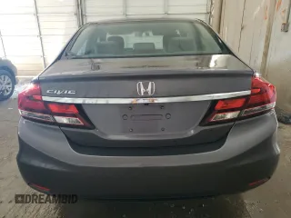 2015 Honda Civic LX with VIN 19XFB2F57FE018983, listed as a Copart auction lot 54947805 with 312,148 mi miles and Salvage Title. Bid and sale history available at DreamBid. Image 6.
