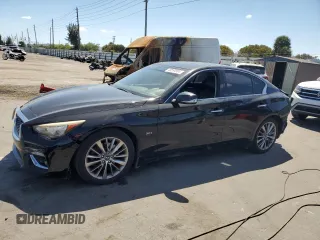 2018 Infiniti Q50 Luxe с VIN JN1EV7AP7JM350153, выставлен на аукционе Copart как лот 49594995 с пробегом 114 375 миль миль и Списание • Salvage title. История ставок и продаж доступна на DreamBid. Изображение 1.