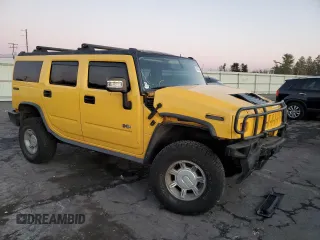 2005 Hummer H2 SUV with VIN 5GRGN23U55H105263, listed as a Copart auction lot 80446754 with 162,538 mi miles and Salvage Title. Bid and sale history available at carsss.com. Image 4.