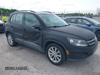 2017 Volkswagen Tiguan S with VIN WVGAV7AX1HK044305, listed as a IAAI auction lot 41847023 with 65,740 mi miles and . Bid and sale history available at DreamBid. Image 1.