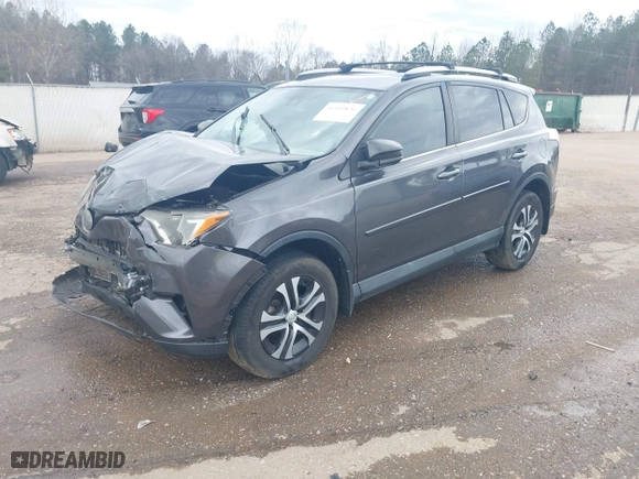 2018 Toyota RAV4 LE with VIN 2T3ZFREV9JW453996, listed as a IAAI auction lot 41499826 with 105,167 mi miles. Bid and sale history available at carsss.com. Image 2.
