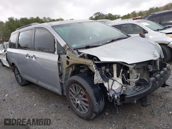 2016 Toyota Sienna SE with VIN 5TDXK3DC4GS727356, listed as a IAAI auction lot 41716236 with 225,140 mi miles and . Bid and sale history available at DreamBid. Image 13.