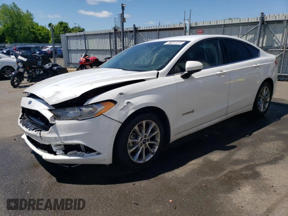 2017 Ford Fusion Hybrid SE with VIN 3FA6P0LU2HR326162, listed as a Copart auction lot 57495005 with 135,797 mi miles and Clean title. Bid and sale history available at DreamBid. Image 1.