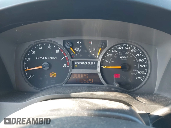 2005 GMC Canyon SLE Z85 with VIN 1GTDT196458264112, listed as a IAAI auction lot 41655505 with 110,529 mi miles. Bid and sale history available at carsss.com. Image 7.