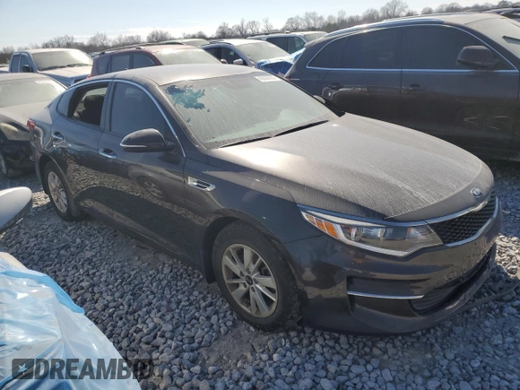 2018 Kia Optima LX with VIN KNAGT4L39J5233802, listed as a Copart auction lot 46636785 with 49,222 mi miles and Salvage Title. Bid and sale history available at carsss.com. Image 4.
