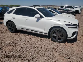 2022 Genesis GV70 Sport with VIN KMUMCDTCXNU038421, listed as a Copart auction lot 73715244 with Not provided miles and Salvage title. Bid and sale history available at DreamBid. Image 4.