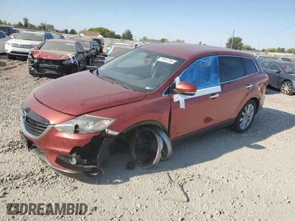 2015 Mazda CX-9 Grand Touring with VIN JM3TB2DV3F0455899, listed as a Copart auction lot 75697794 with 137,551 mi miles and Salvage Title. Bid and sale history available at carsss.com. Image 1.