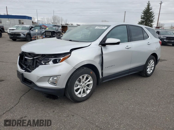 2019 Chevrolet Equinox LT with VIN 2GNAXTEVXK6189537, listed as a Copart auction lot 52856825 with 112,101 mi miles and Salvage title. Bid and sale history available at DreamBid. Image 1.